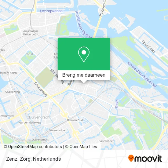 Zenzi Zorg kaart