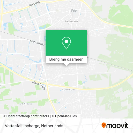 Vattenfall Incharge kaart