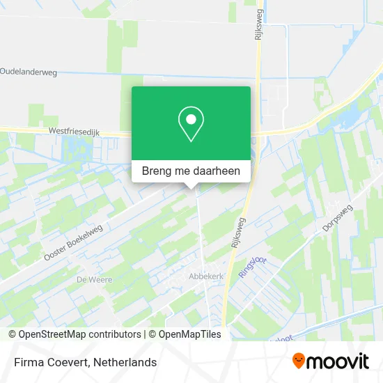 Firma Coevert kaart