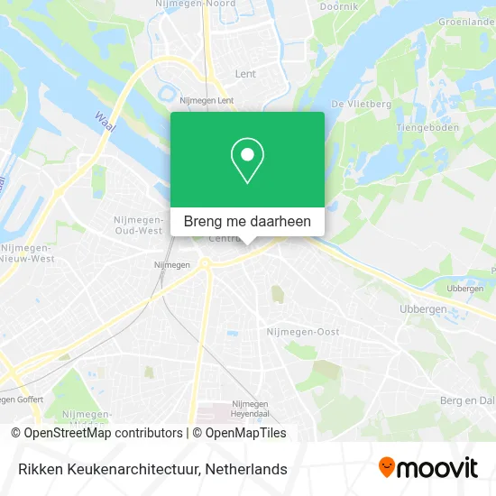 Rikken Keukenarchitectuur kaart
