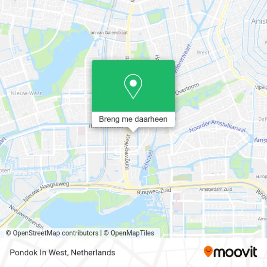 Pondok In West kaart
