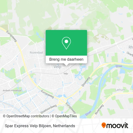 Spar Express Velp Biljoen kaart