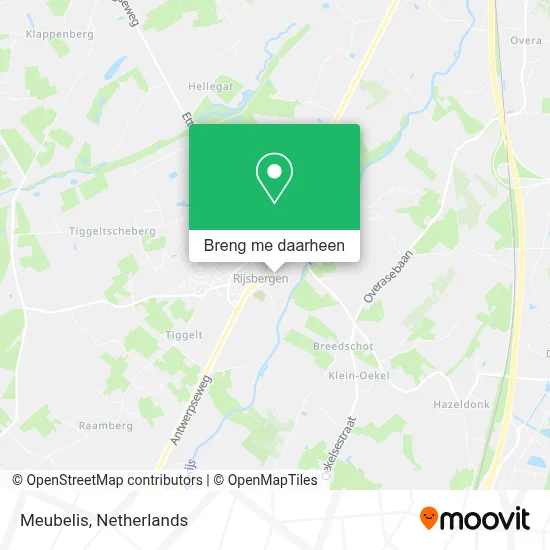 Meubelis kaart