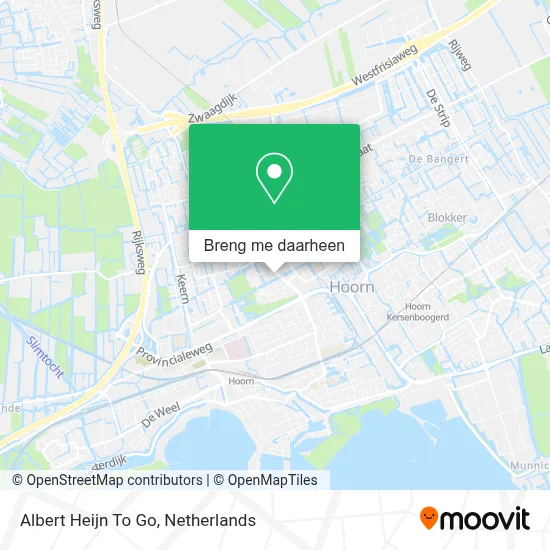 Albert Heijn To Go kaart