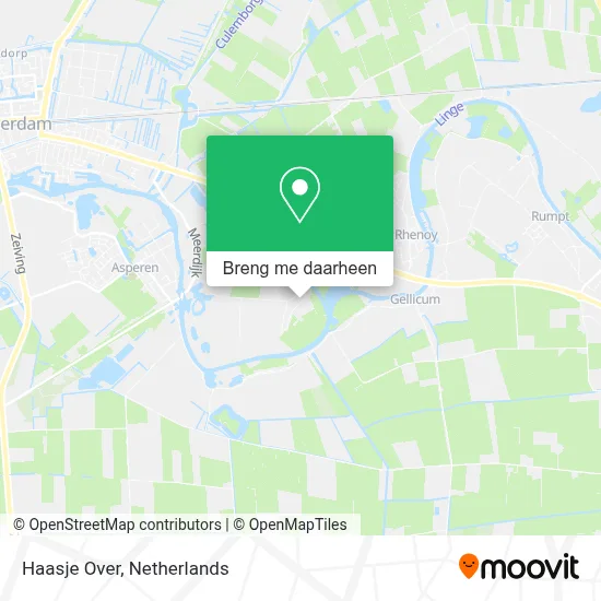 Haasje Over kaart