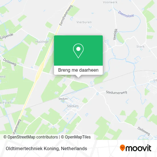 Oldtimertechniek Koning kaart