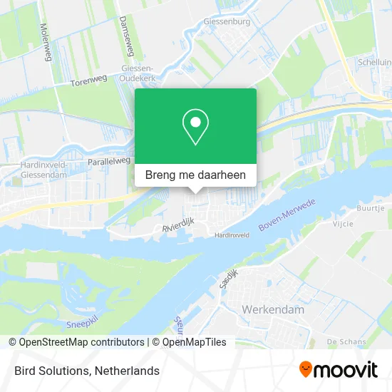 Bird Solutions kaart