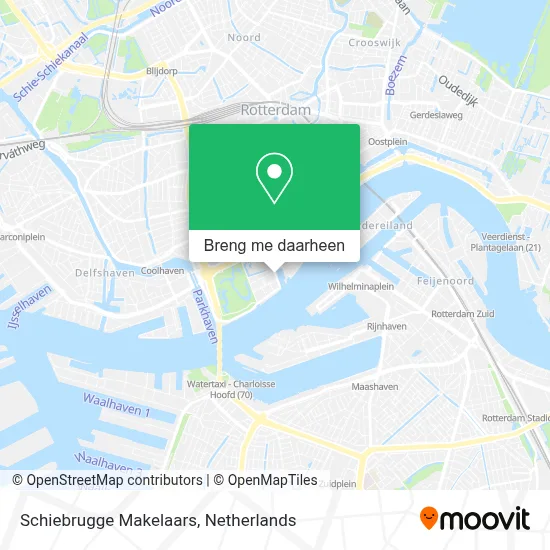 Schiebrugge Makelaars kaart