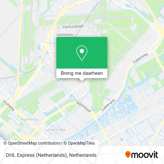 DHL Express (Netherlands) kaart