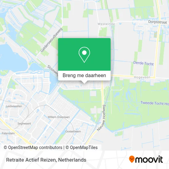 Retraite Actief Reizen kaart