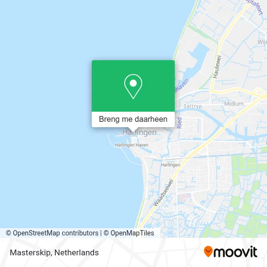 Masterskip kaart