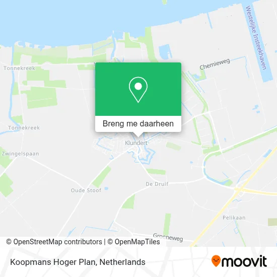 Koopmans Hoger Plan kaart