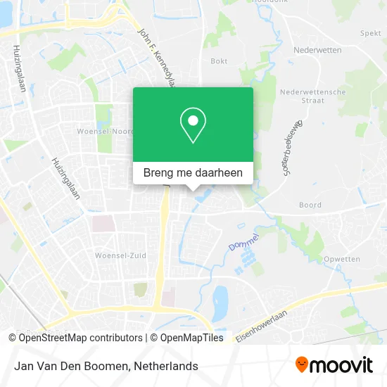 Jan Van Den Boomen kaart