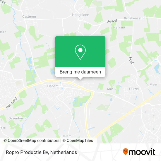 Ropro Productie Bv kaart