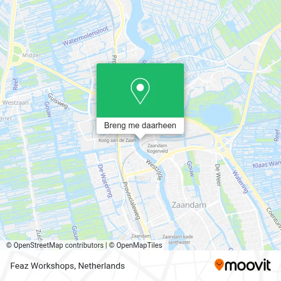 Feaz Workshops kaart