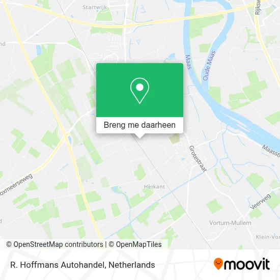 R. Hoffmans Autohandel kaart