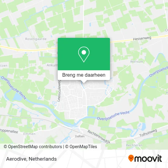 Aerodive kaart
