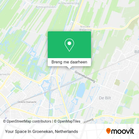 Your Space In Groenekan kaart