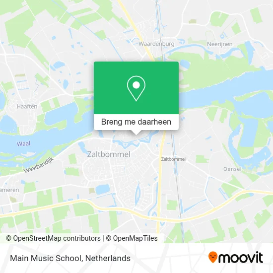 Main Music School kaart