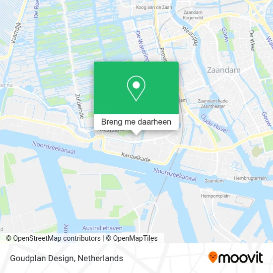 Goudplan Design kaart