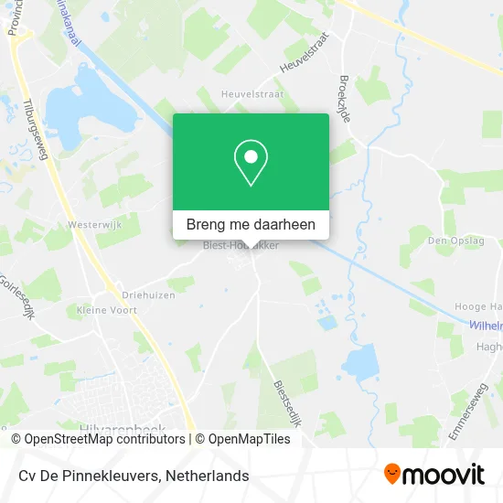 Cv De Pinnekleuvers kaart