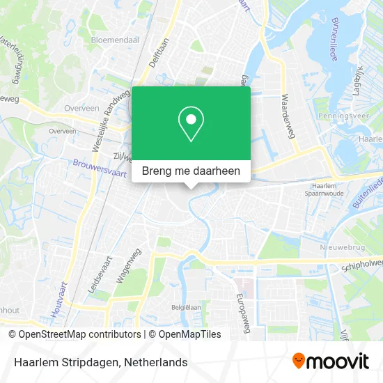 Haarlem Stripdagen kaart