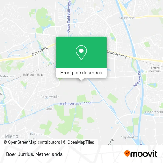 Boer Jurrius kaart