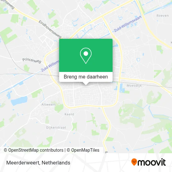 Meerderweert kaart