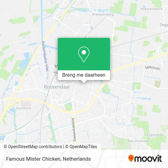 Famous Mister Chicken kaart