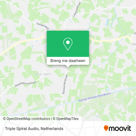 Triple Spiral Audio kaart