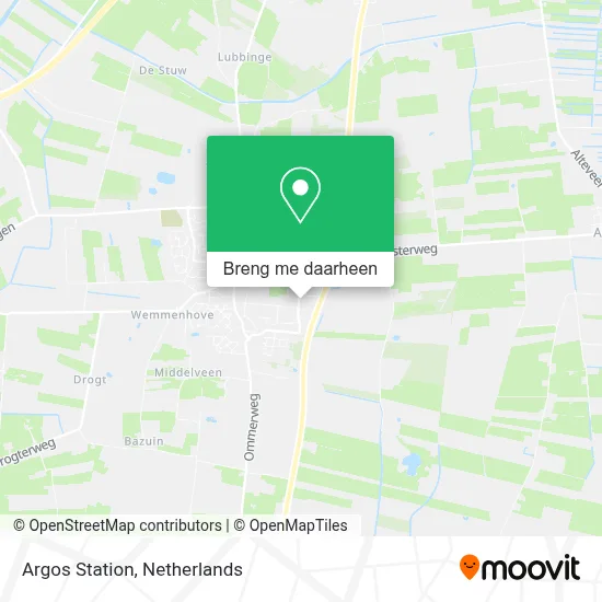 Argos Station kaart