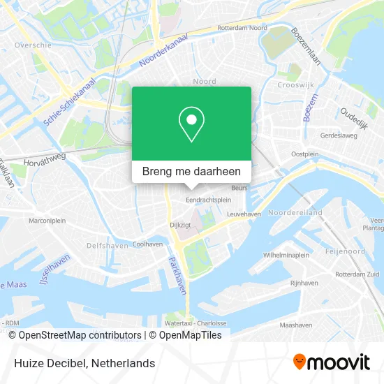 Huize Decibel kaart