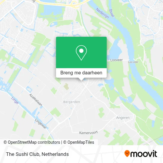 The Sushi Club kaart