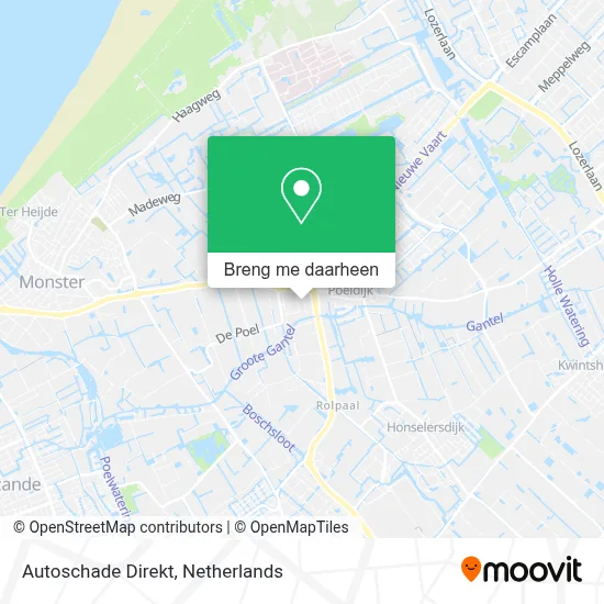 Autoschade Direkt kaart