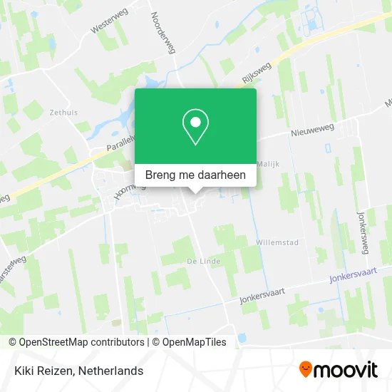 Kiki Reizen kaart