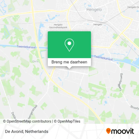 De Avond kaart