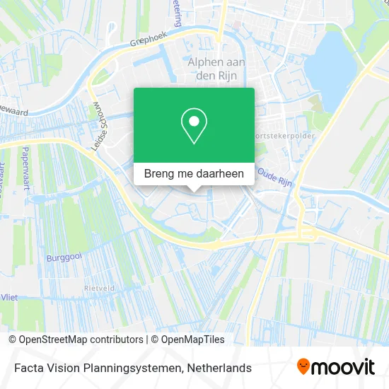 Facta Vision Planningsystemen kaart