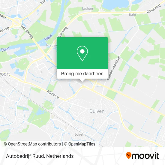 Autobedrijf Ruud kaart