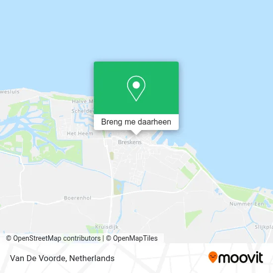 Van De Voorde kaart