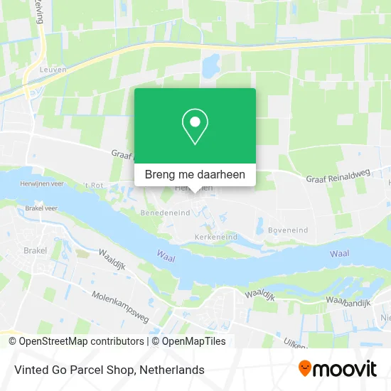 Vinted Go Parcel Shop kaart