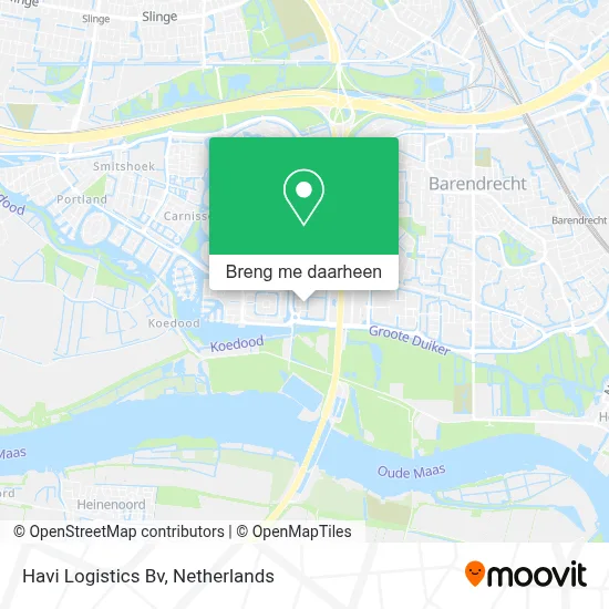 Havi Logistics Bv kaart