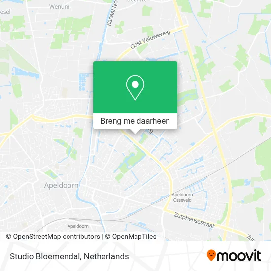 Studio Bloemendal kaart