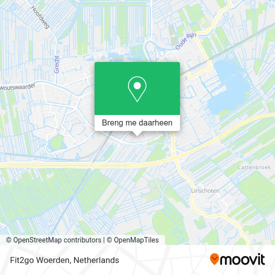 Fit2go Woerden kaart