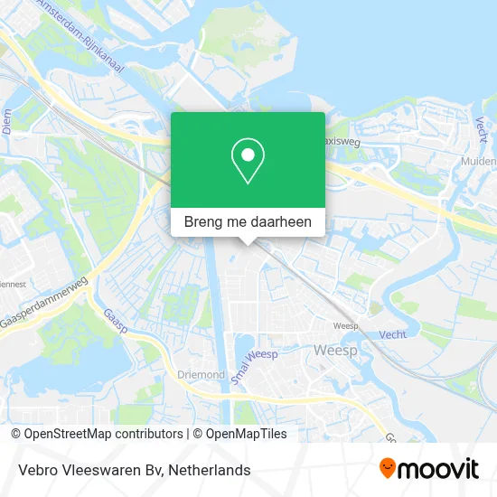 Vebro Vleeswaren Bv kaart