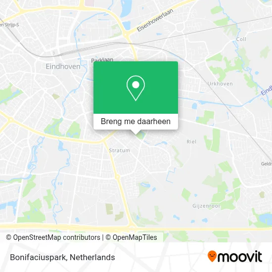 Bonifaciuspark kaart