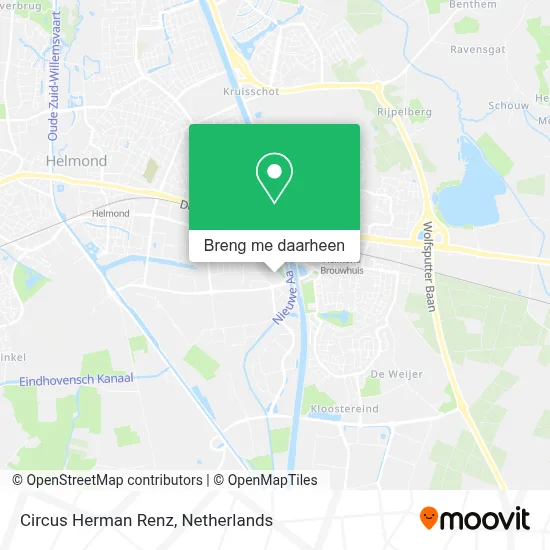 Circus Herman Renz kaart