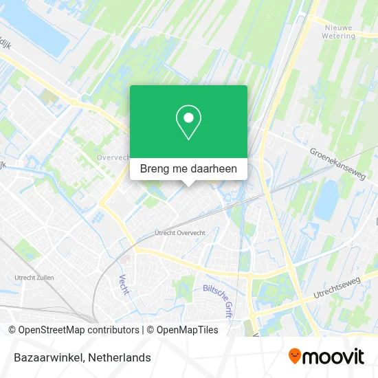 Bazaarwinkel kaart