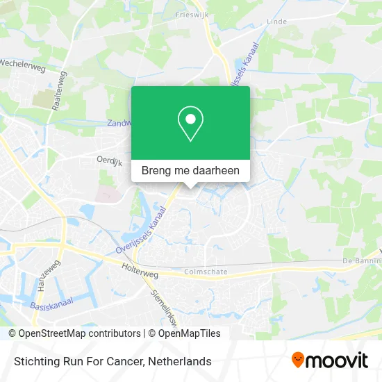 Stichting Run For Cancer kaart