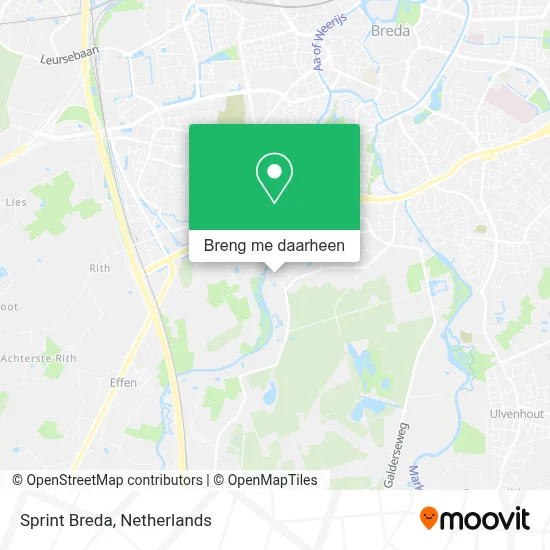 Sprint Breda kaart