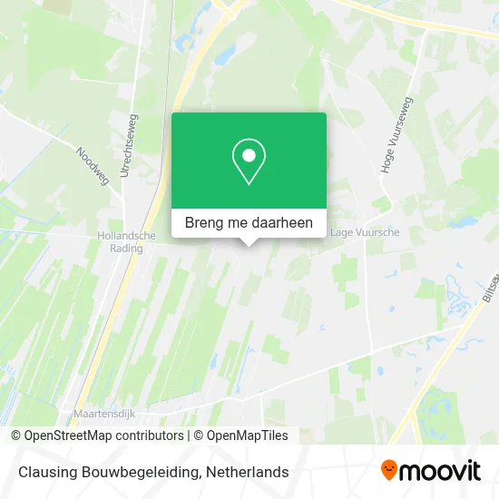 Clausing Bouwbegeleiding kaart
